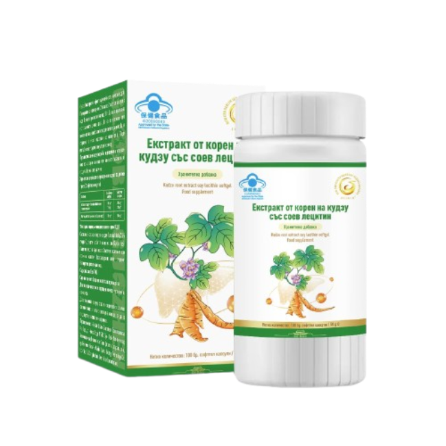 ЕКСТРАКТ ОТ КОРЕН НА КУДЗУ СЪС СОЕВ ЛЕЦИТИН ЕКСТРАКТ ОТ КОРЕН НА КУДЗУ СЪС СОЕВ ЛЕЦИТИН